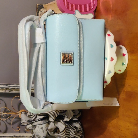 Dooney & Bourke Sky Blue Crossbody Bag - Picture 8 of 14